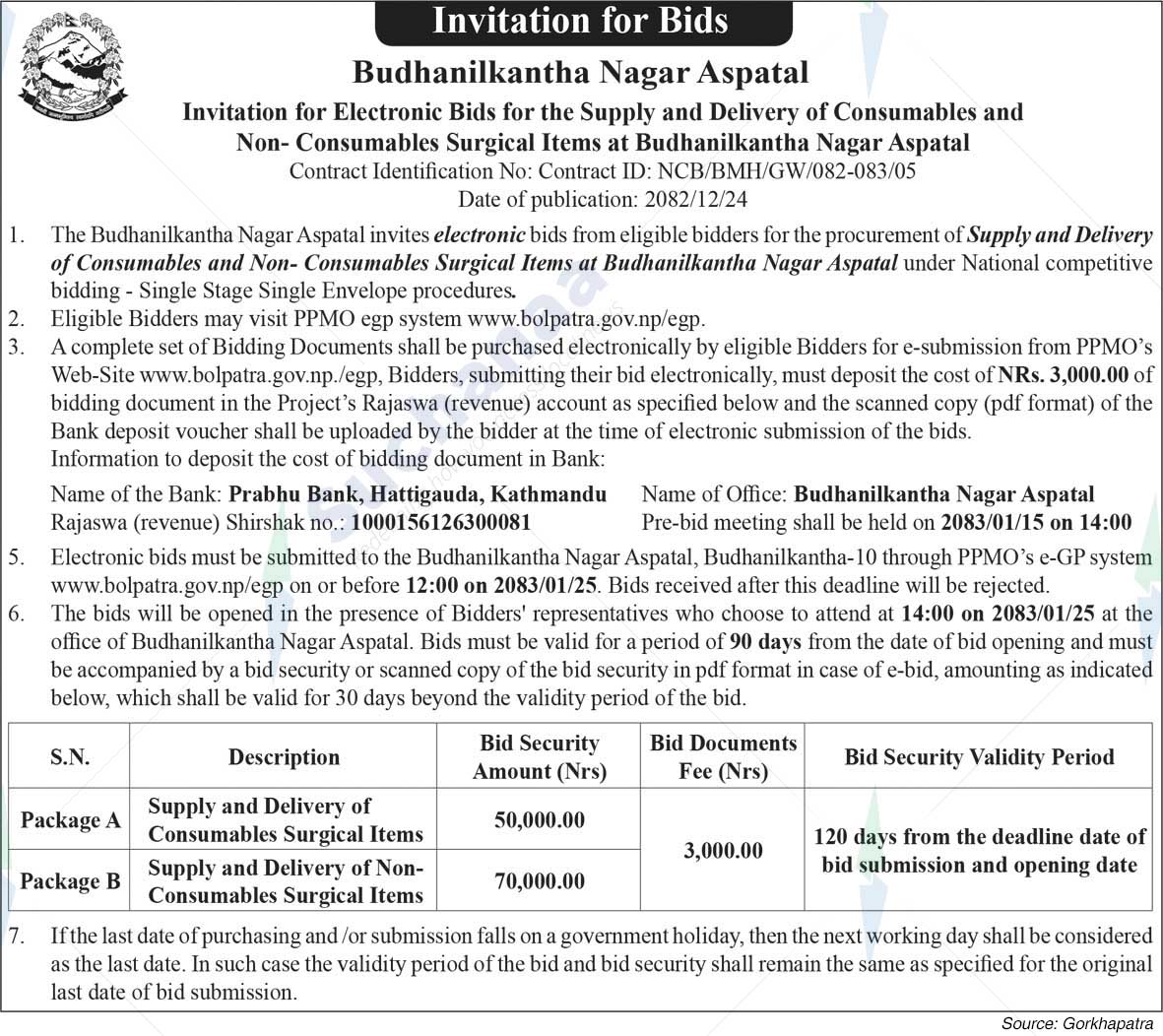 Budhanilkantha Municipal Hospital