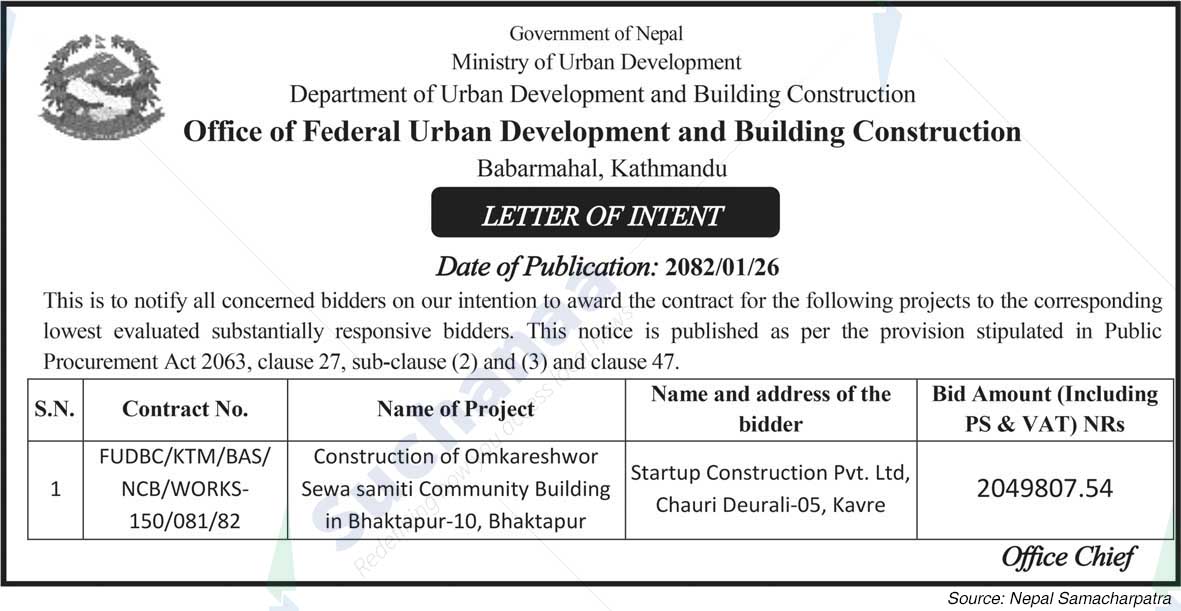 Federal Urban Development and Building Construction Office