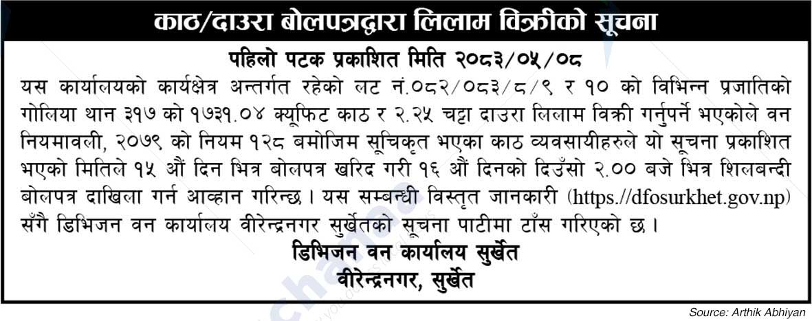 Division Forest Office, Surkhet