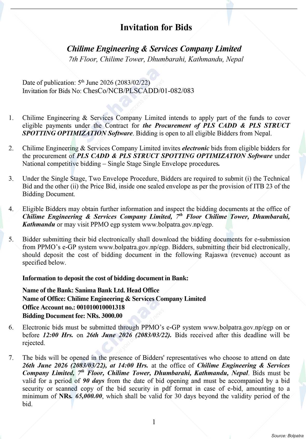 Chilime Engineering & Services Co. Ltd. (ChesGo)
