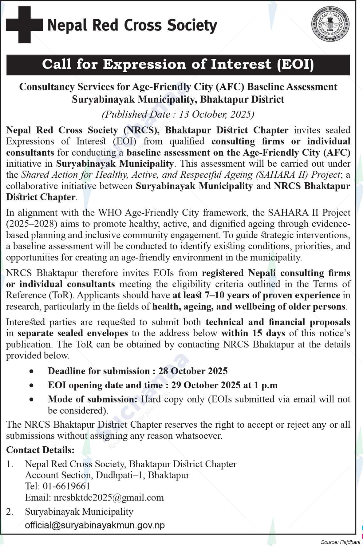 Nepal Red Cross Society