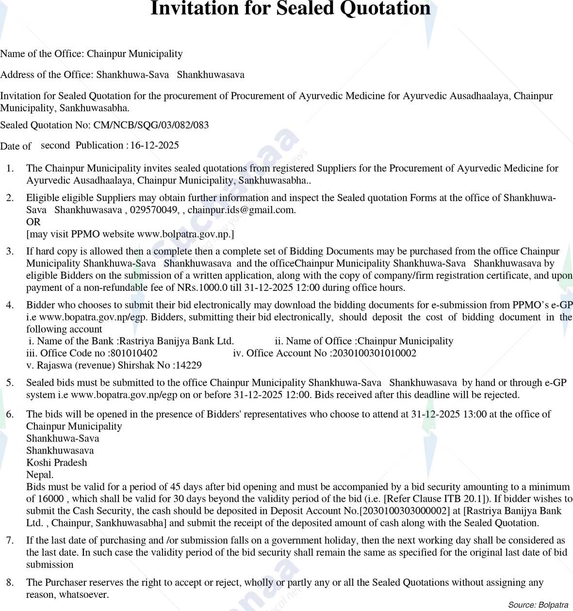 Chainpur Municipality