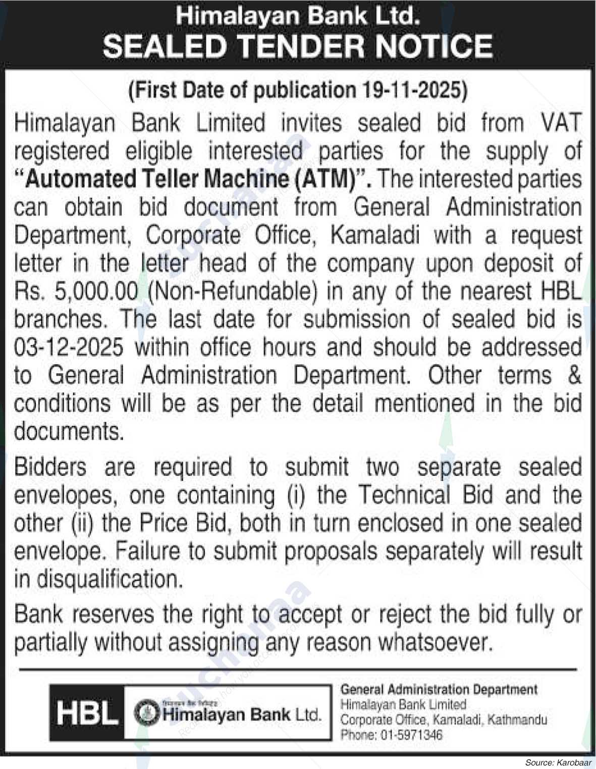 Himalayan Bank Limited