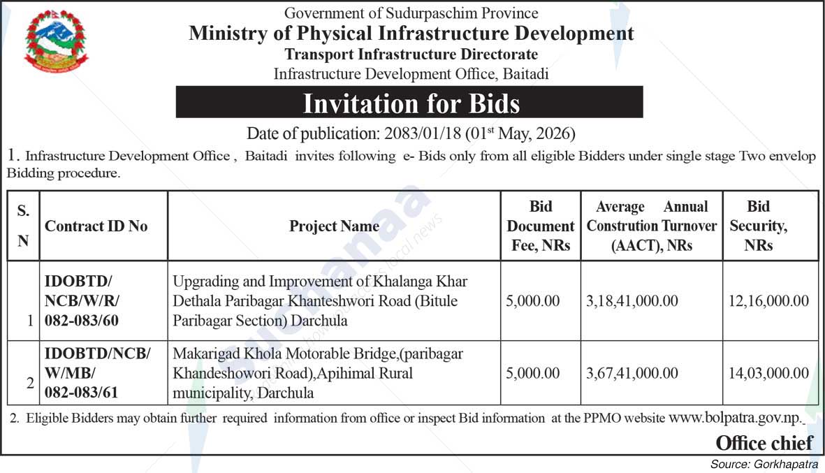 Infrastructure Development Office, Baitadi