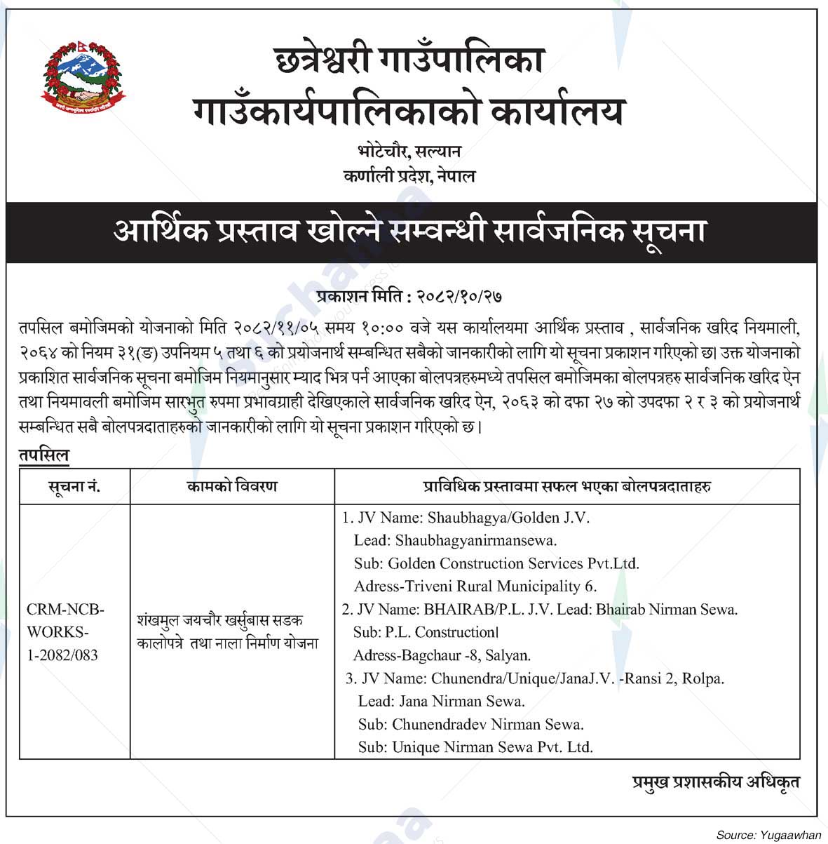 Chhatreshwori Rural Municipality