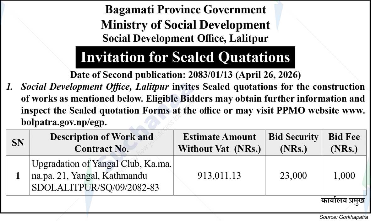 Social Development Office, Lalitpur