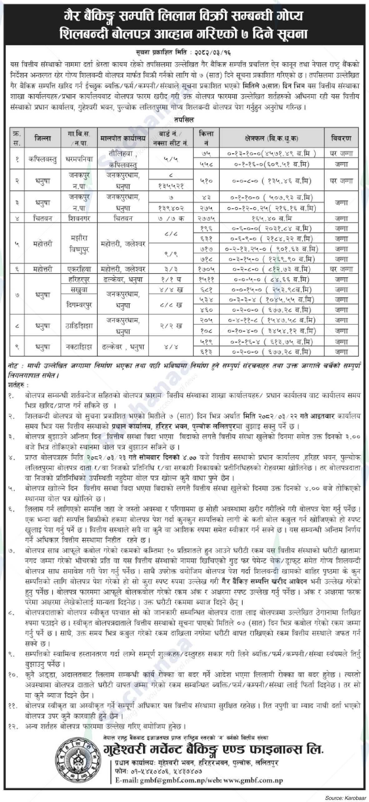 Guheshwori Merchant Banking and Finance Ltd.