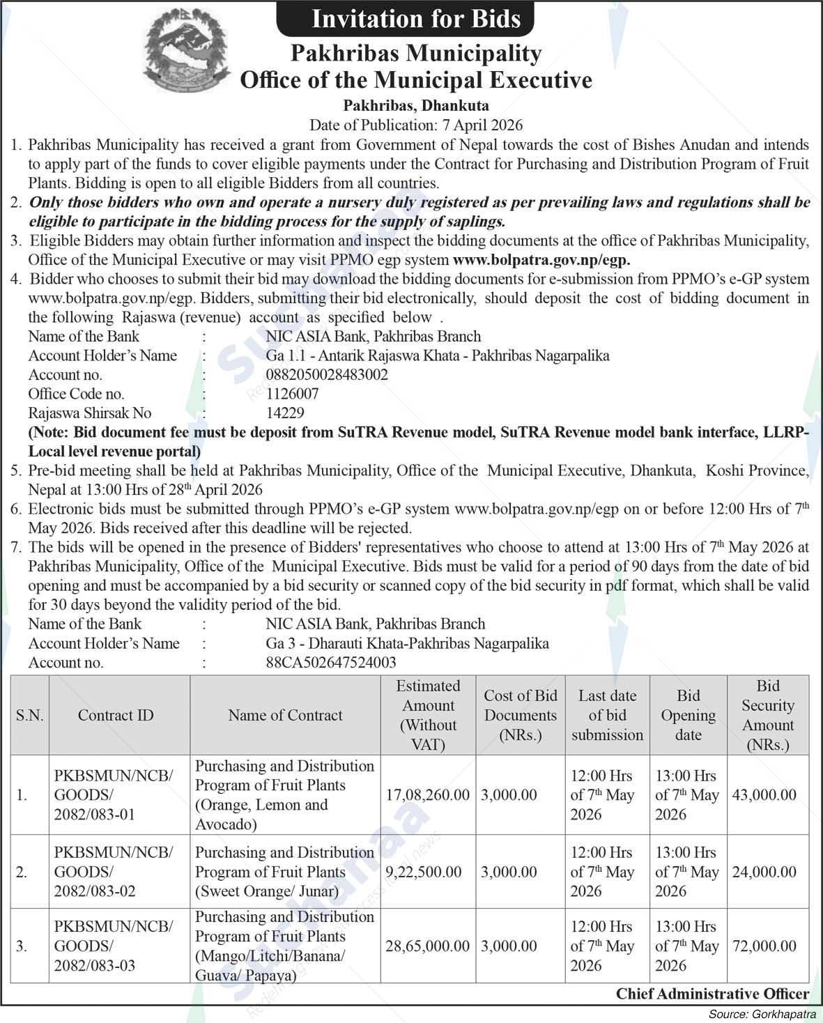 Pakhribas Municipality