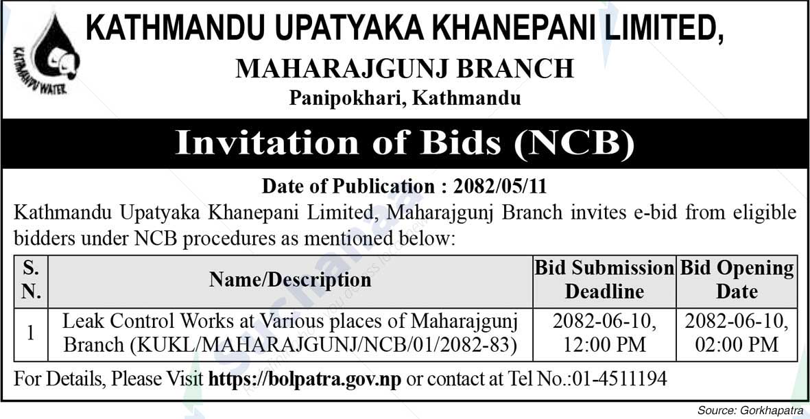 Kathmandu Upatyaka Khanepani Limited