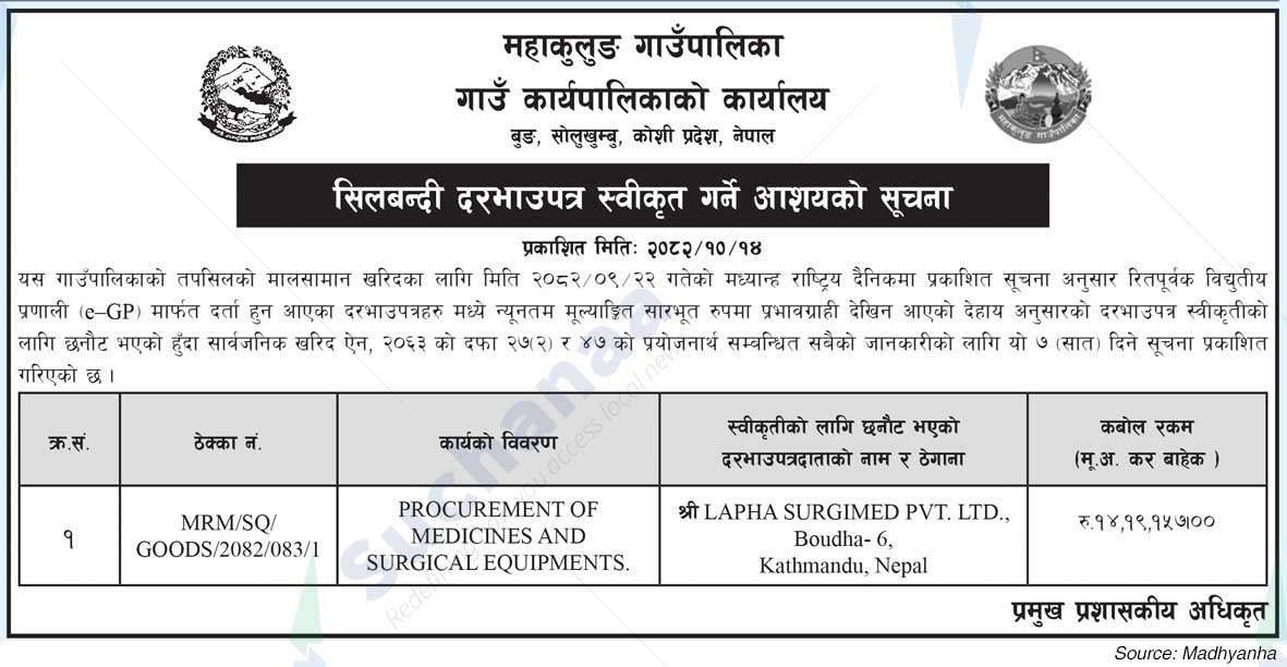 Maha Kulung Rural Municipality