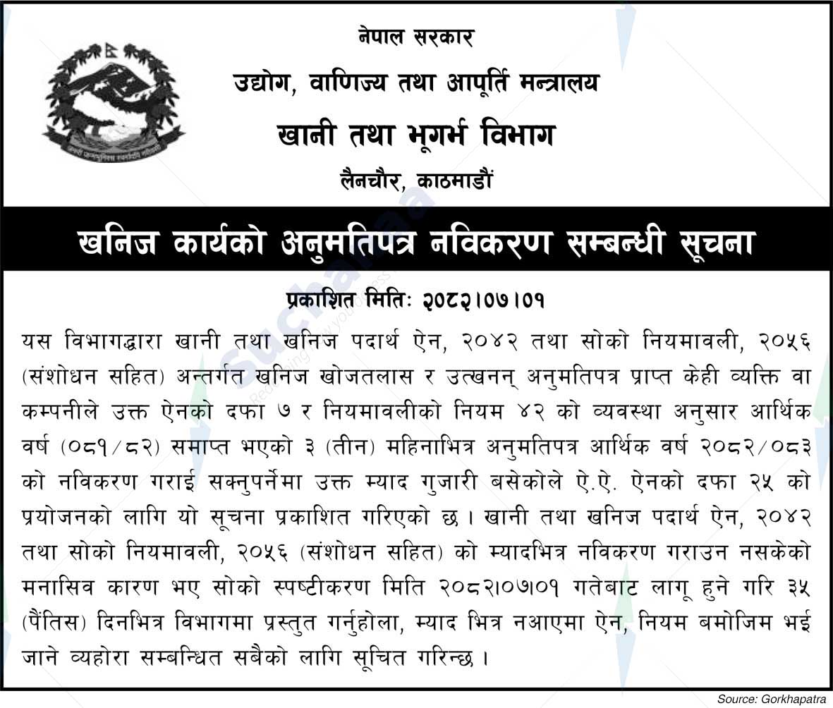 Ministry of Industry, Commerce and Supplies