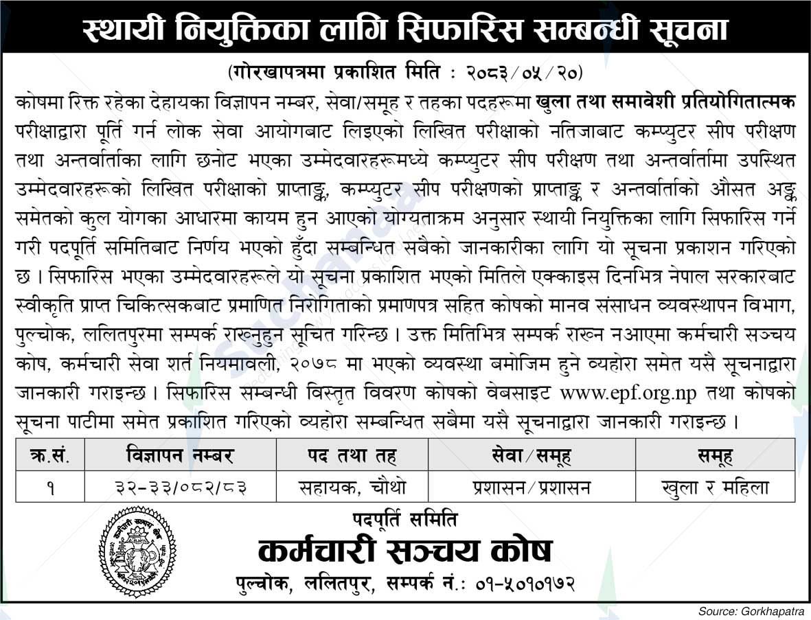 Employees Provident Fund