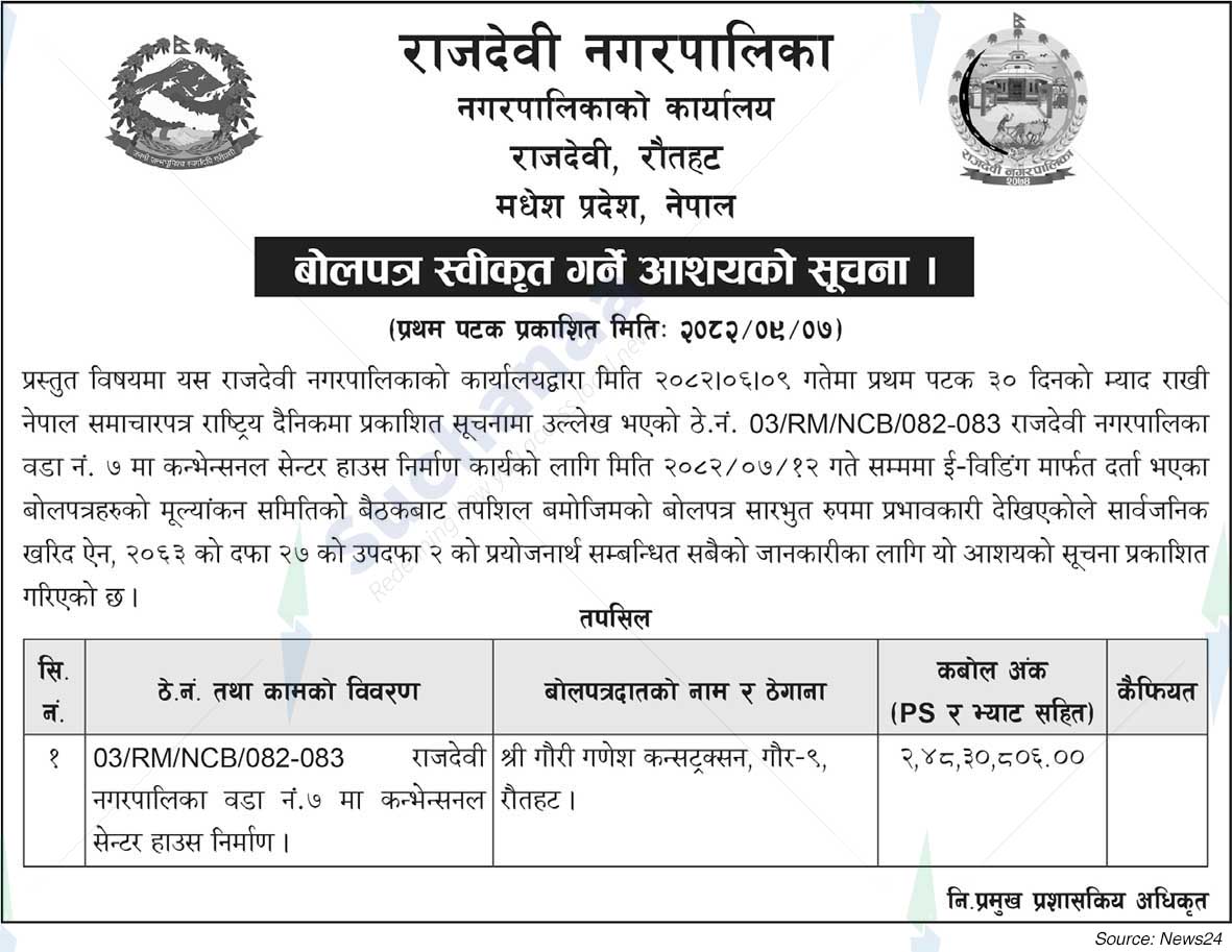 Rajdevi Municipality