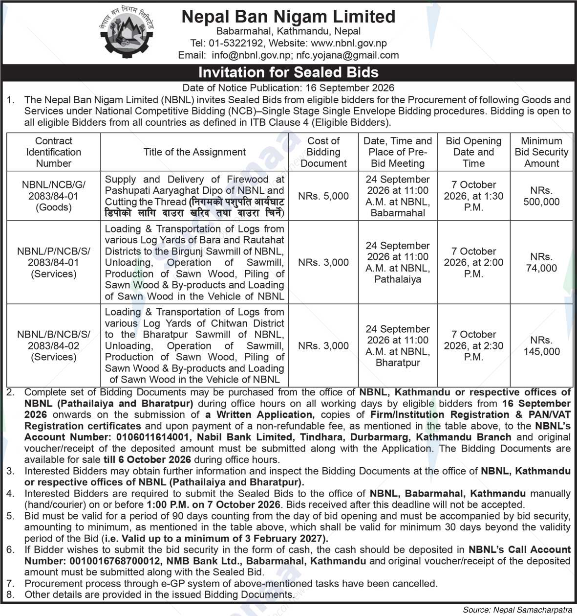 Nepal Ban Nigam Limited