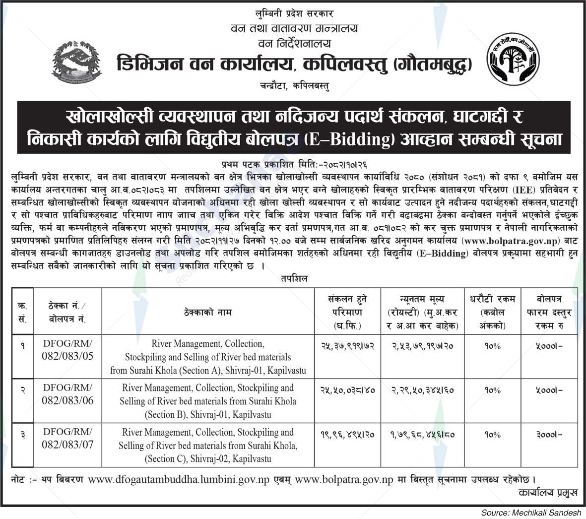 Division Forest Office, Kapilvastu (Gautam Buddha)