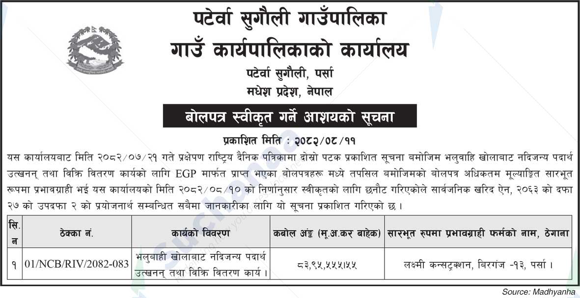 Paterwa Sugauli Rural Municipality