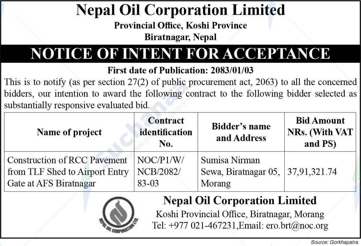 Nepal Oil Corporation Limited
