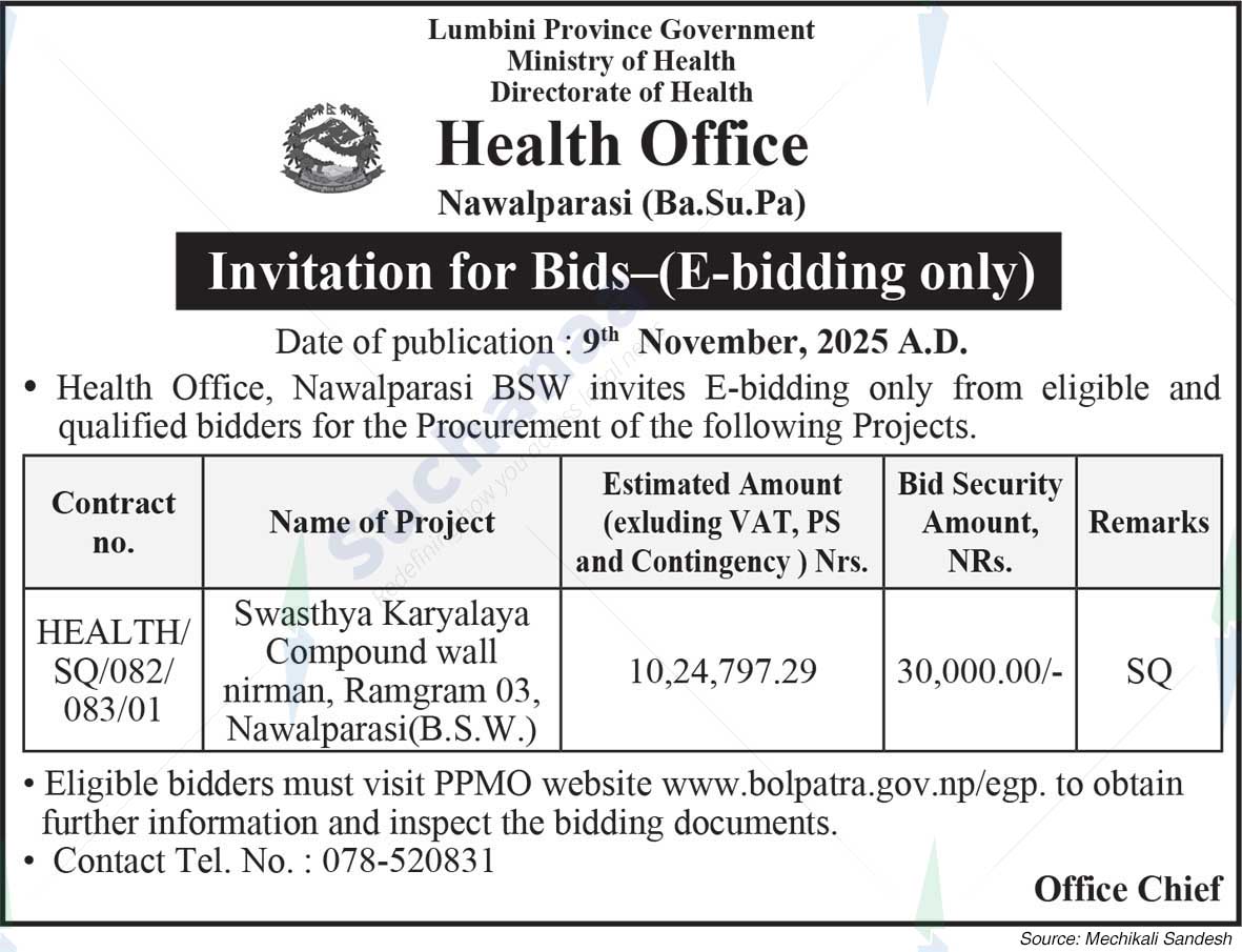 Health Office, Nawalparasi