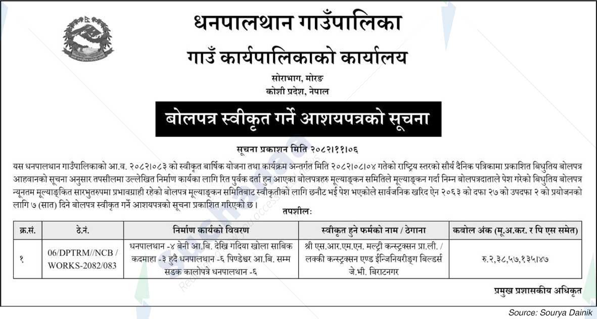 Dhanapalthan Rural Municipality