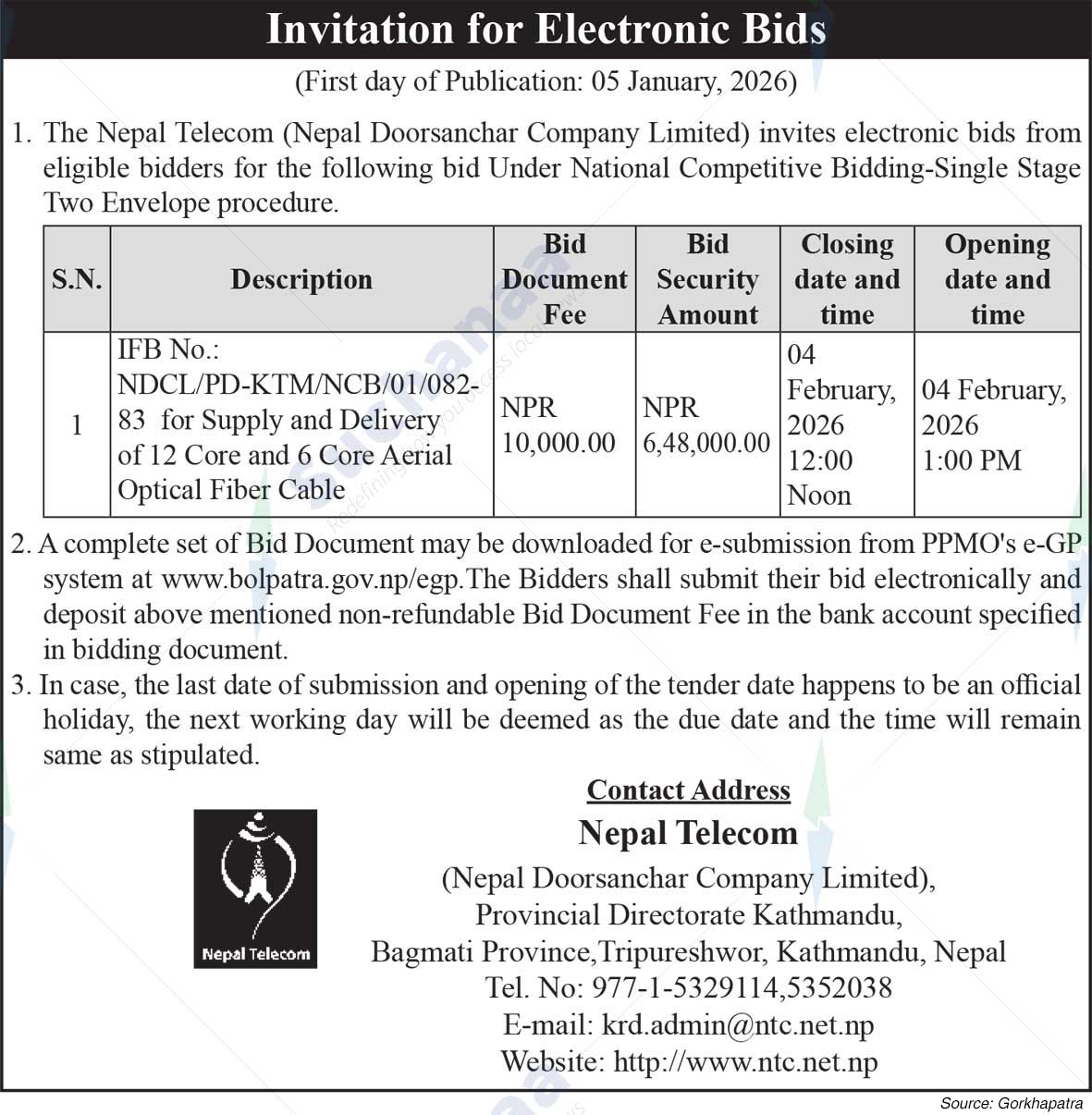 Nepal Doorsanchar Company Limited (NTC)