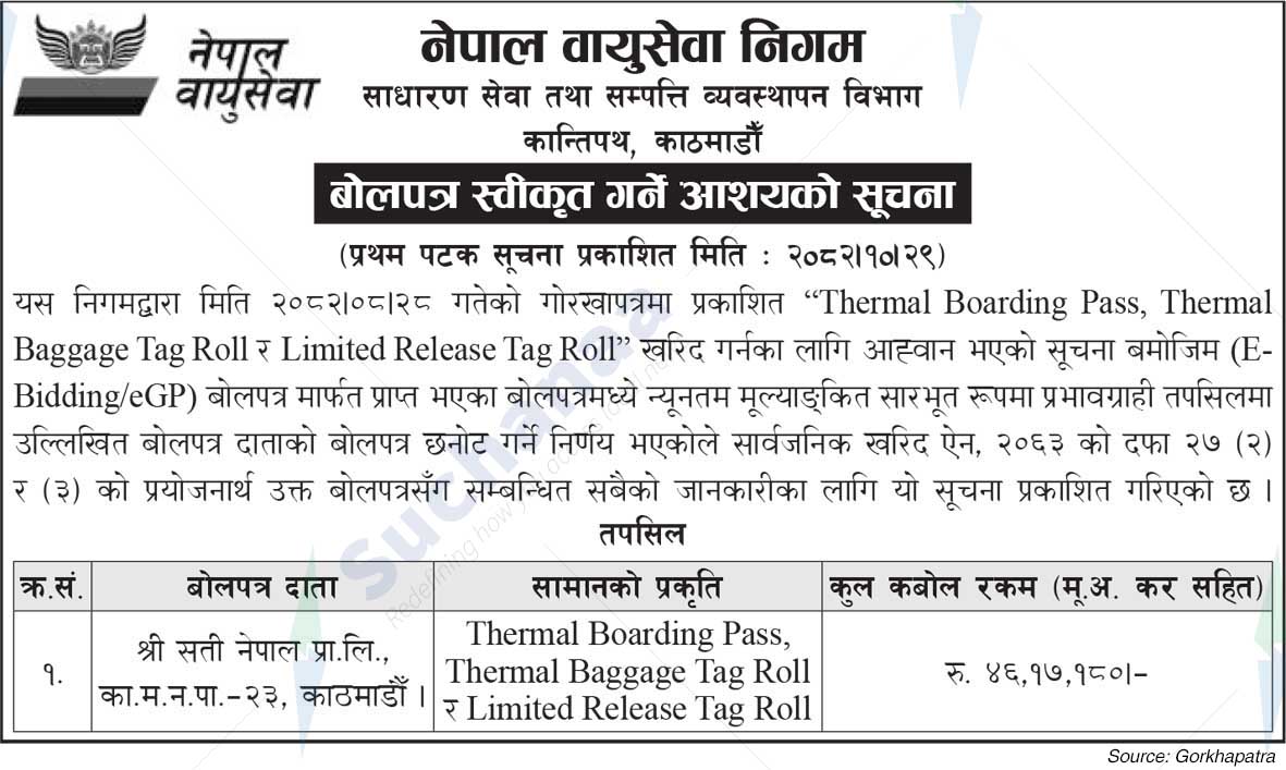 Nepal Airlines Corporation