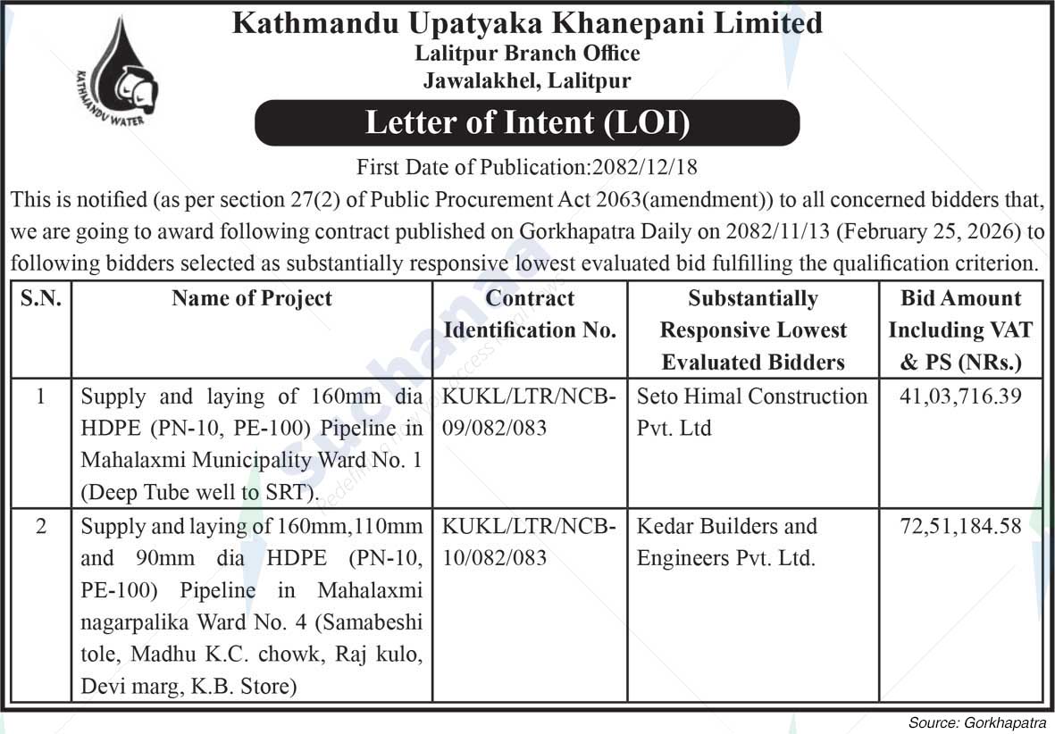 Kathmandu Upatyaka Khanepani Limited