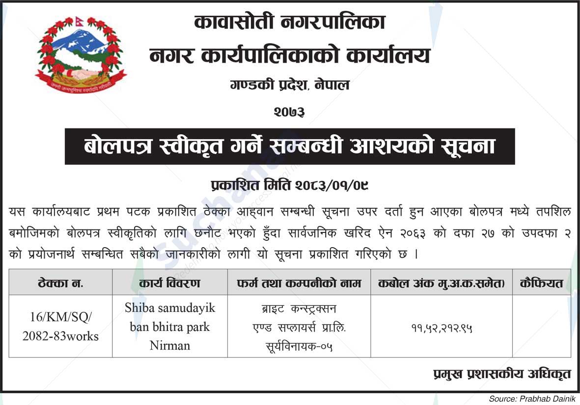 Kawasoti Municipality