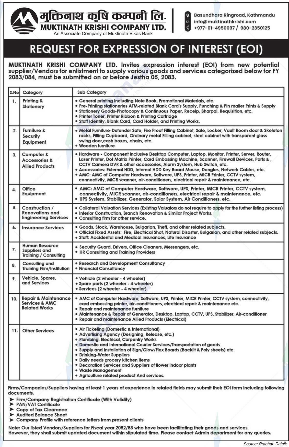 Muktinath Krishi Company Limited