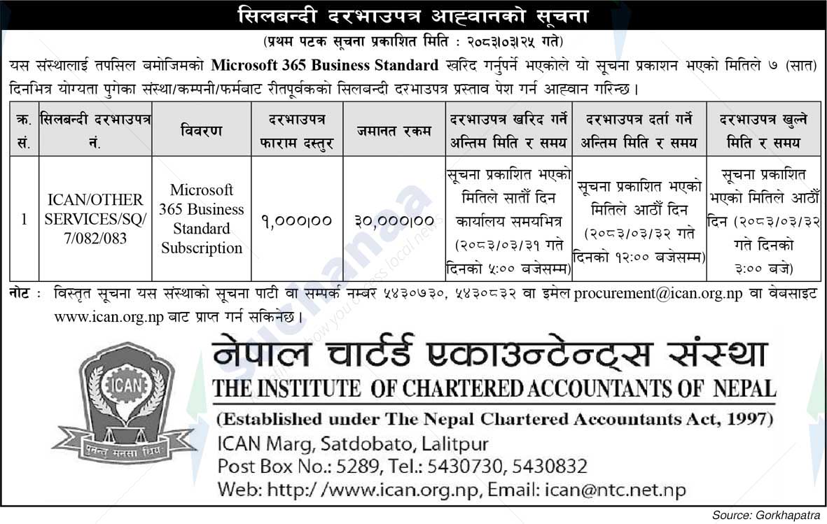 The Institute of Chartered Accountants of Nepal