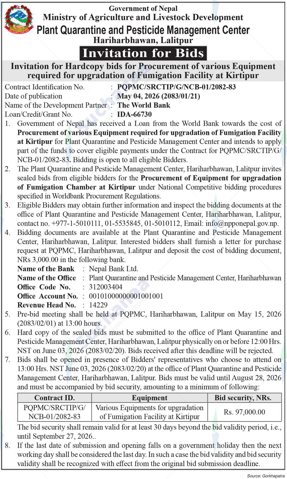 Plant Quarantine And Pesticide Management Center