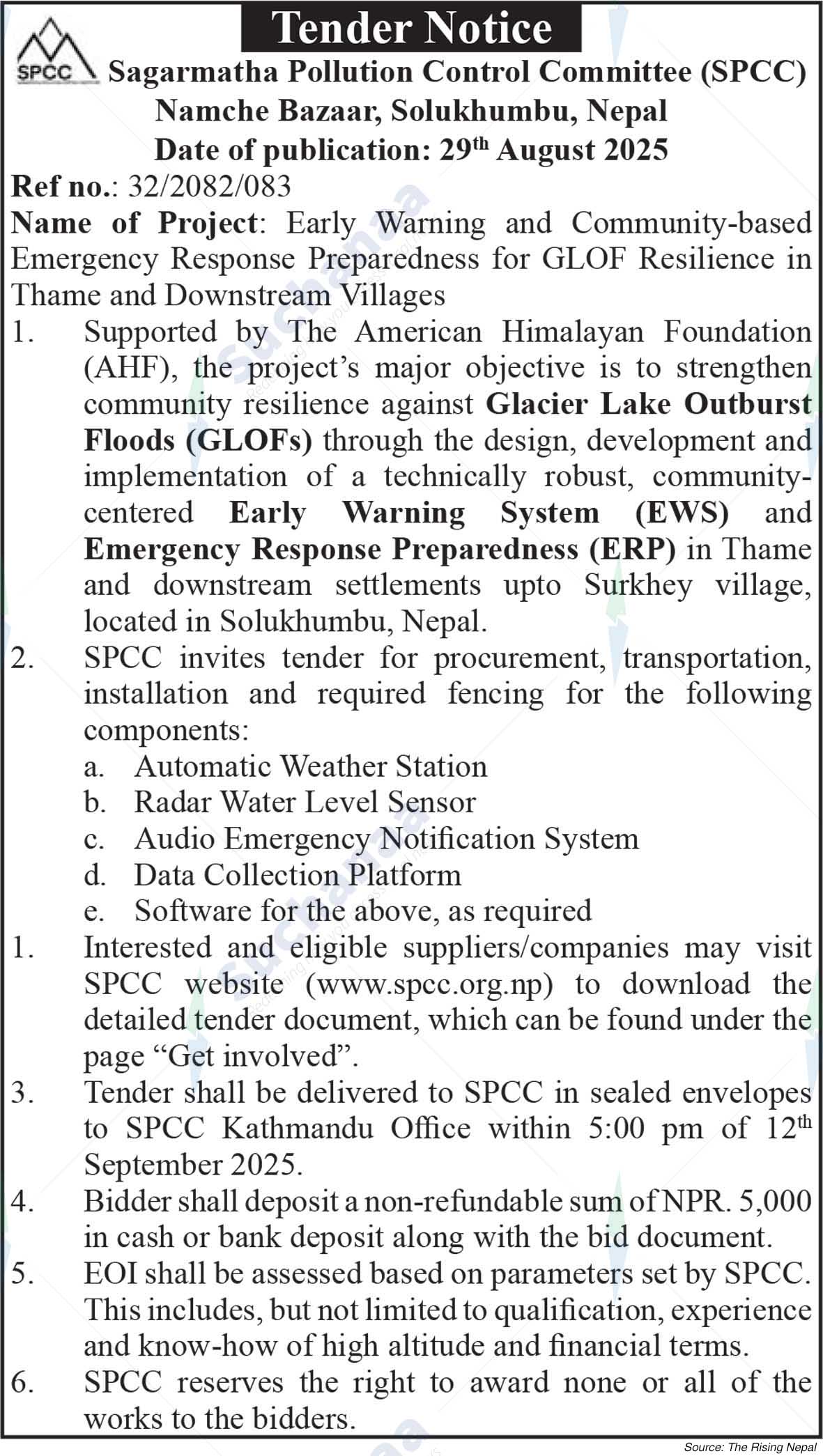 Sagarmatha Pollution Control Committee (SPCC)
