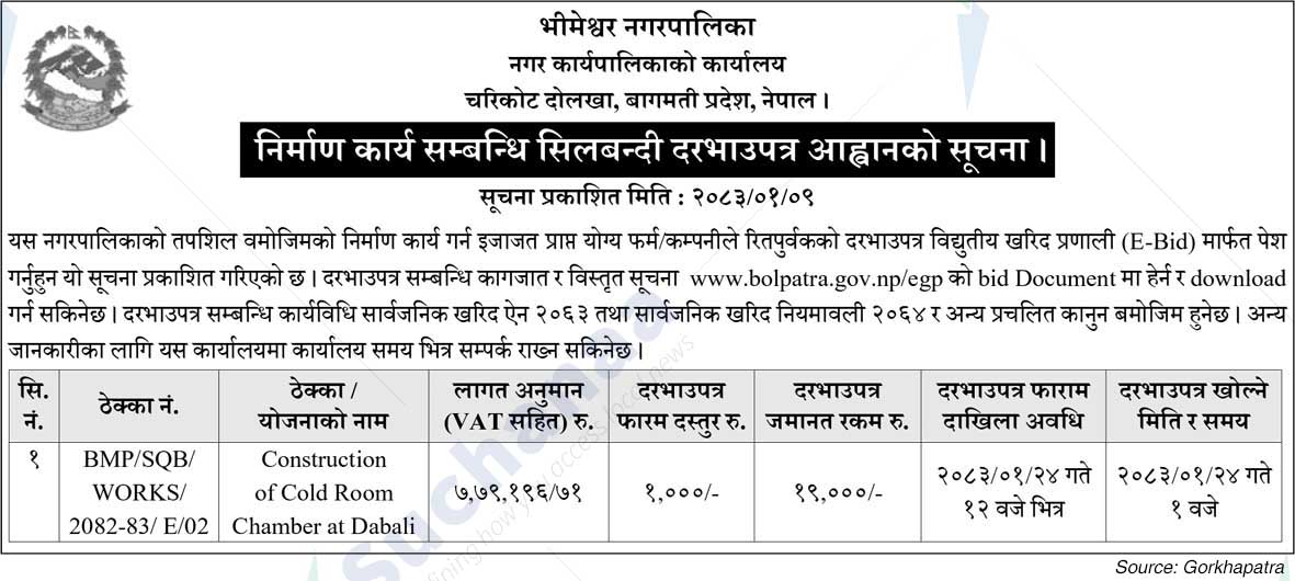 Bhimeswor Municipality