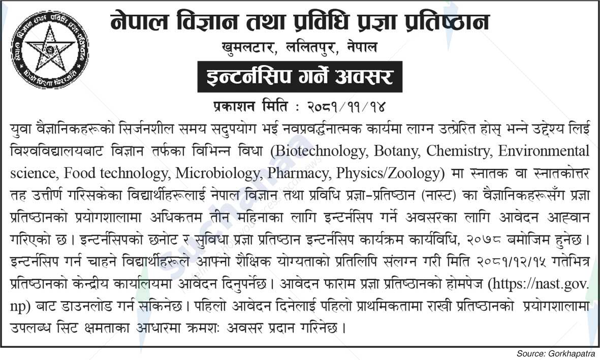 Nepal Academy of Science and Technology (NAST)