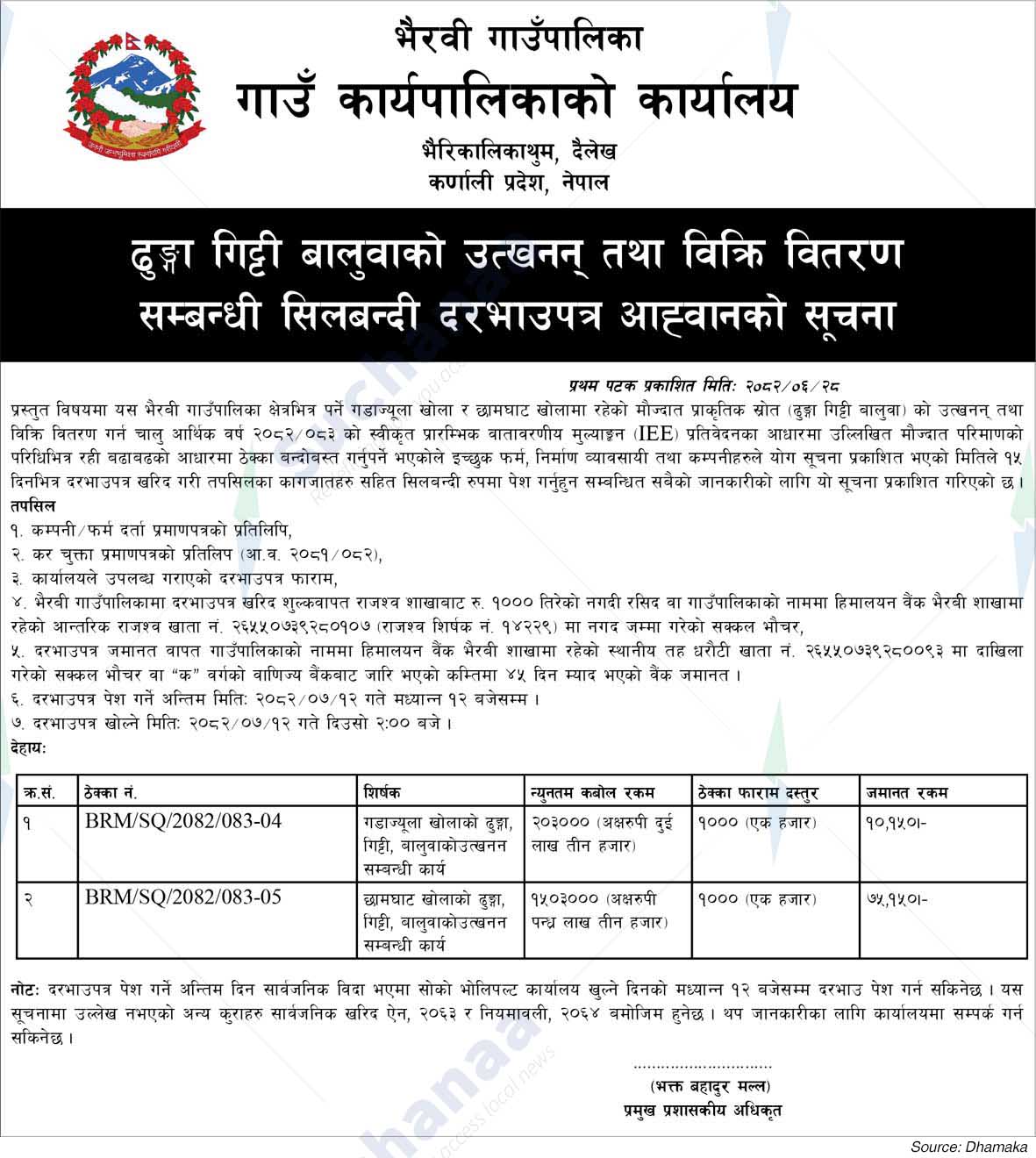 Bhairabi Rural Municipality