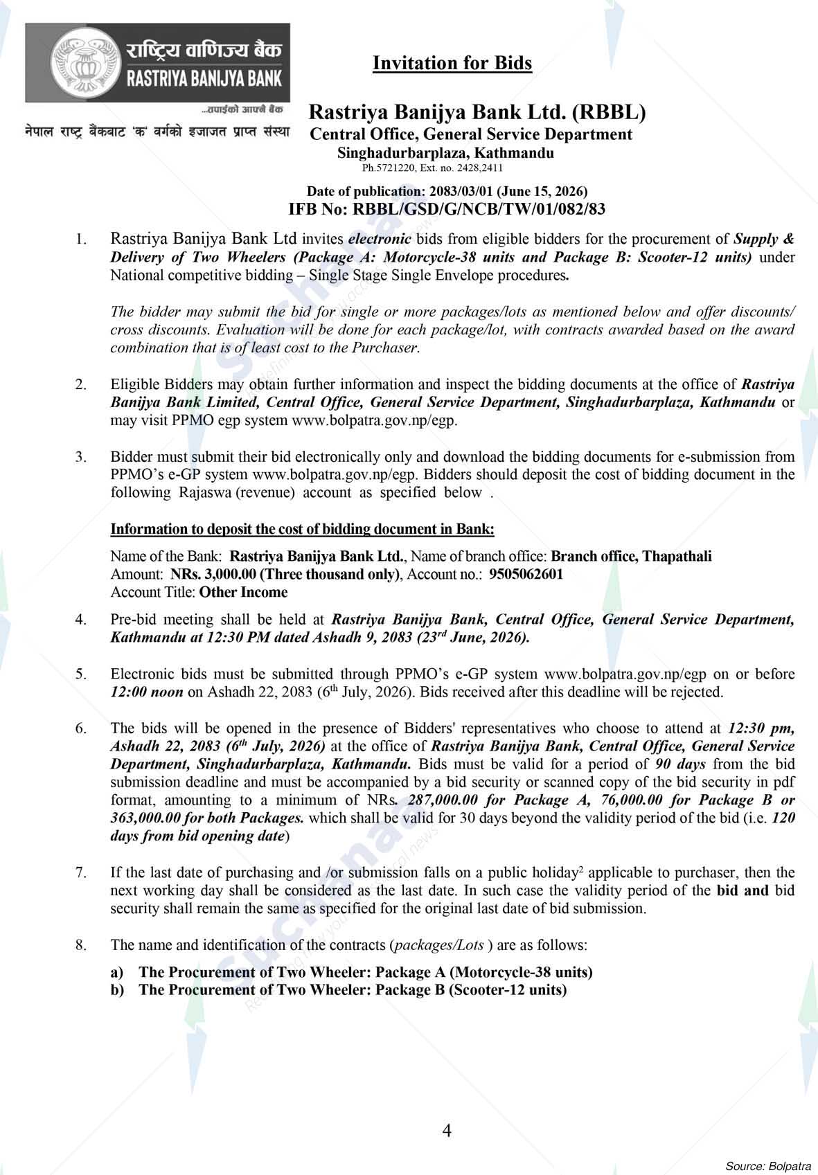 Rastriya Banijya Bank Ltd.