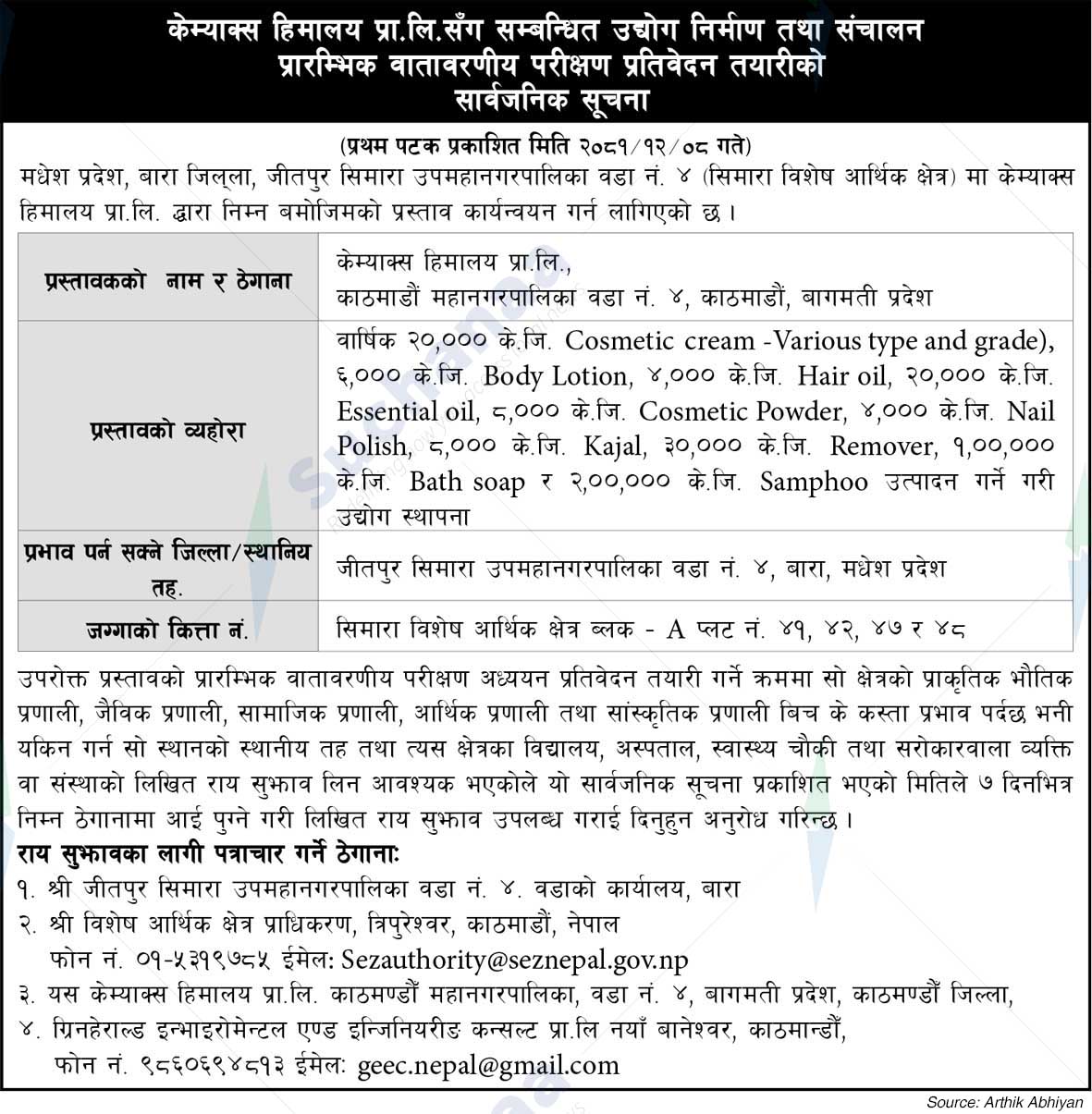 Kemax Himalaya Pvt. Ltd.