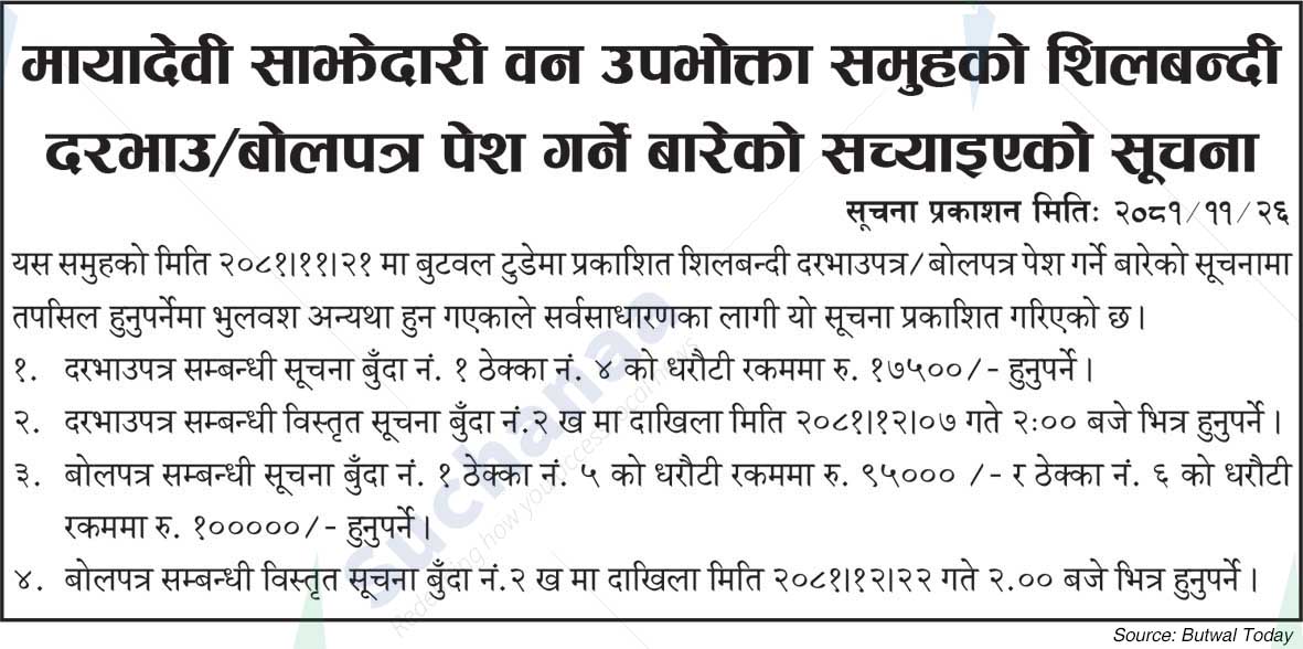 Mayadevi Sajhedhari Ban Upavokata Samuha