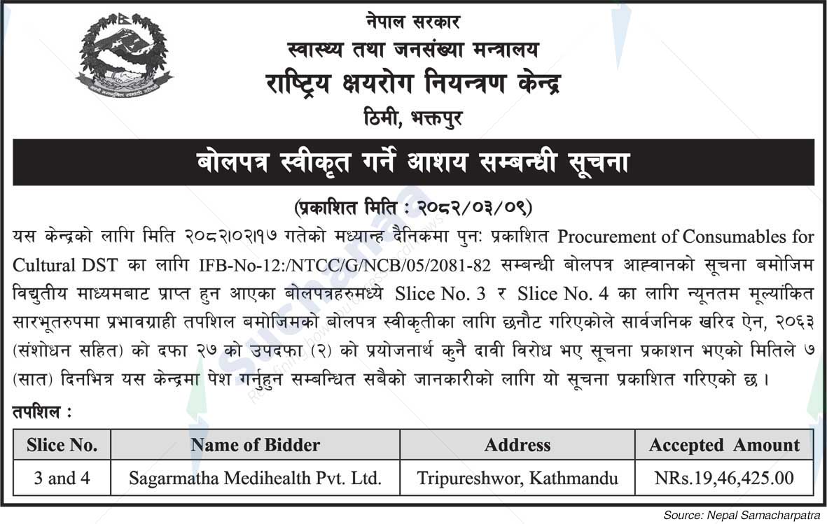 National Tuberculosis Control Center