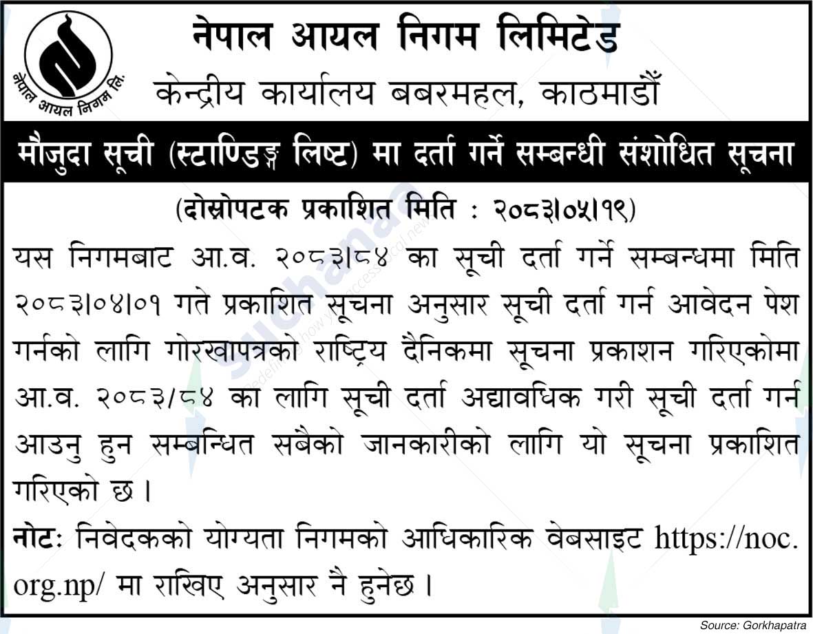 Nepal Oil Corporation Limited