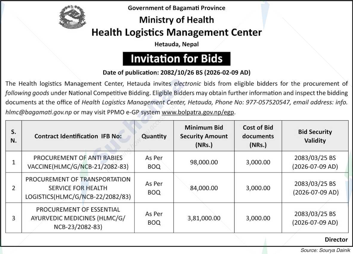 Health Logistics Management Center, Hetauda
