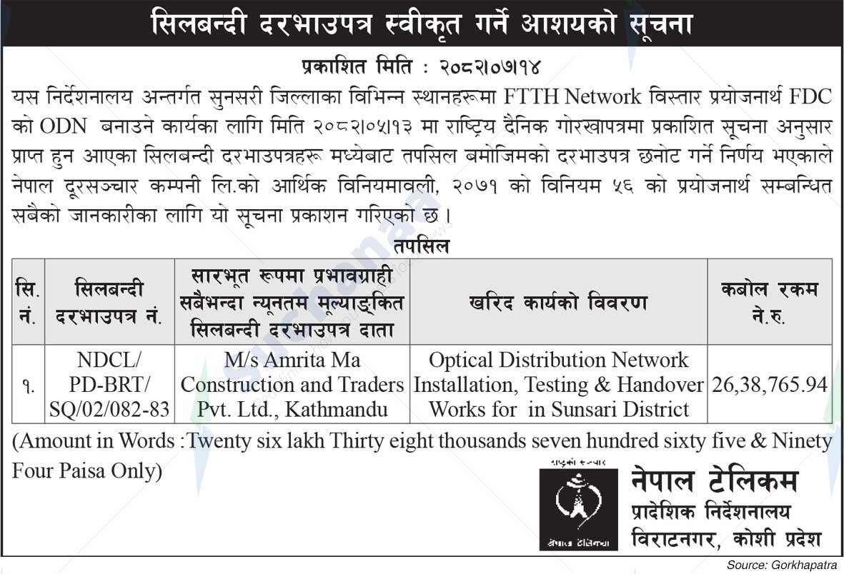 Nepal Doorsanchar Company Limited (NTC)