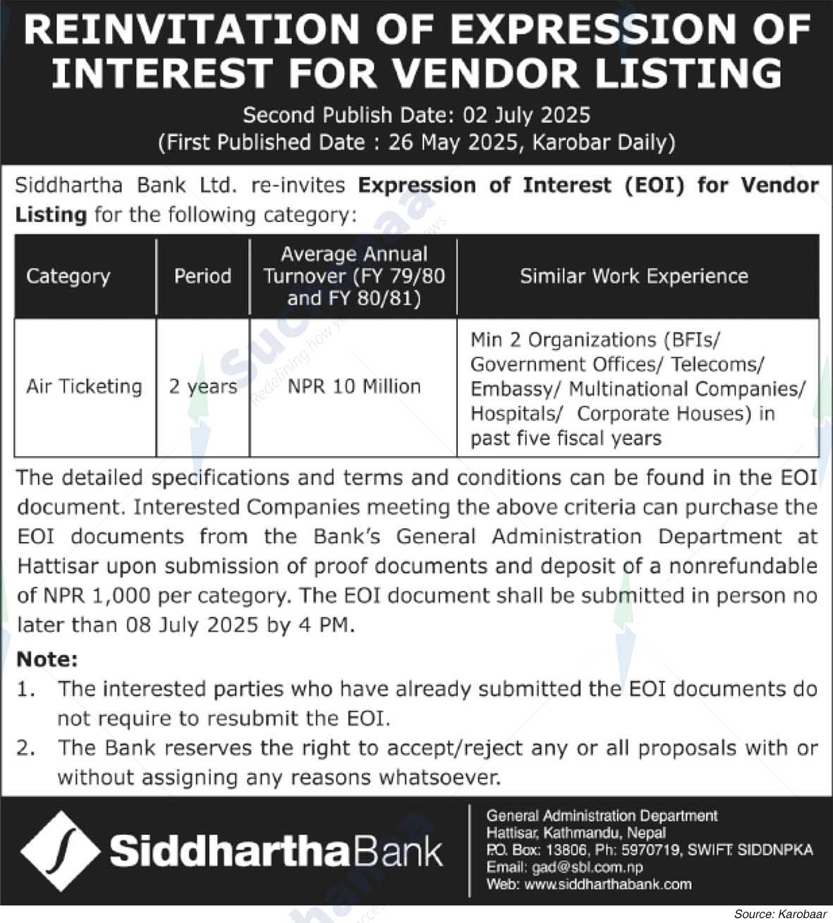Siddhartha Bank Limited