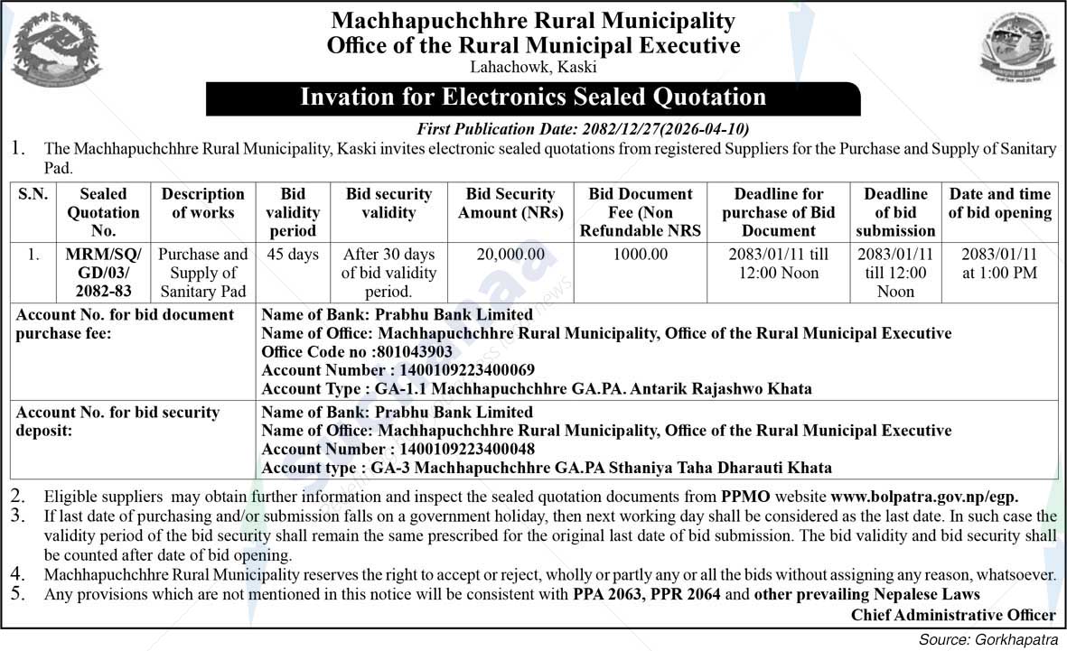 Machhapuchchhre Rural Municipality