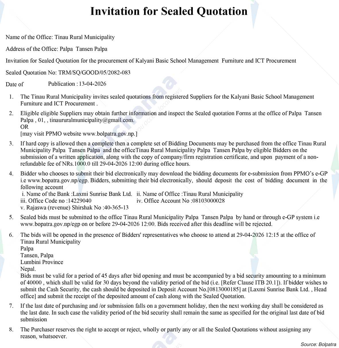 Tinau Rural Municipality