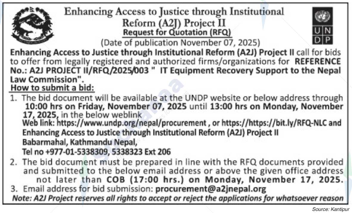 Enhancing Access to Justice through Institutional Reform (A2J) Project II