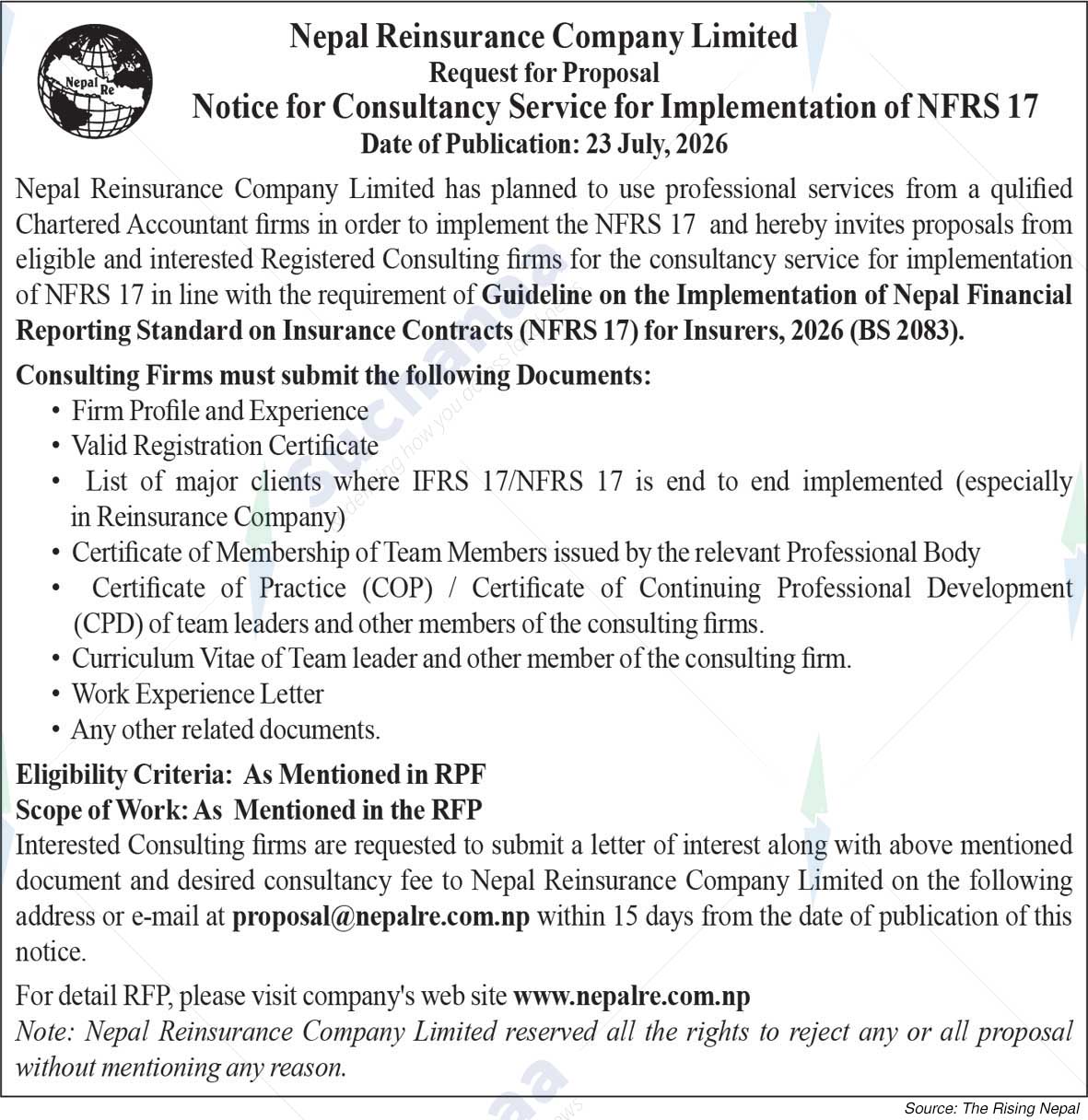 Nepal Reinsurance Company Limited