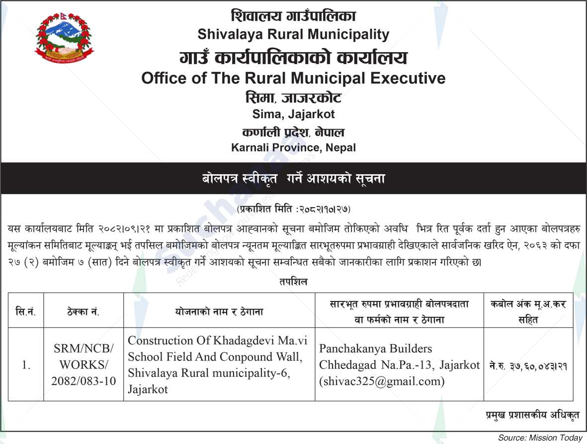 Shivalaya Rural Municipality