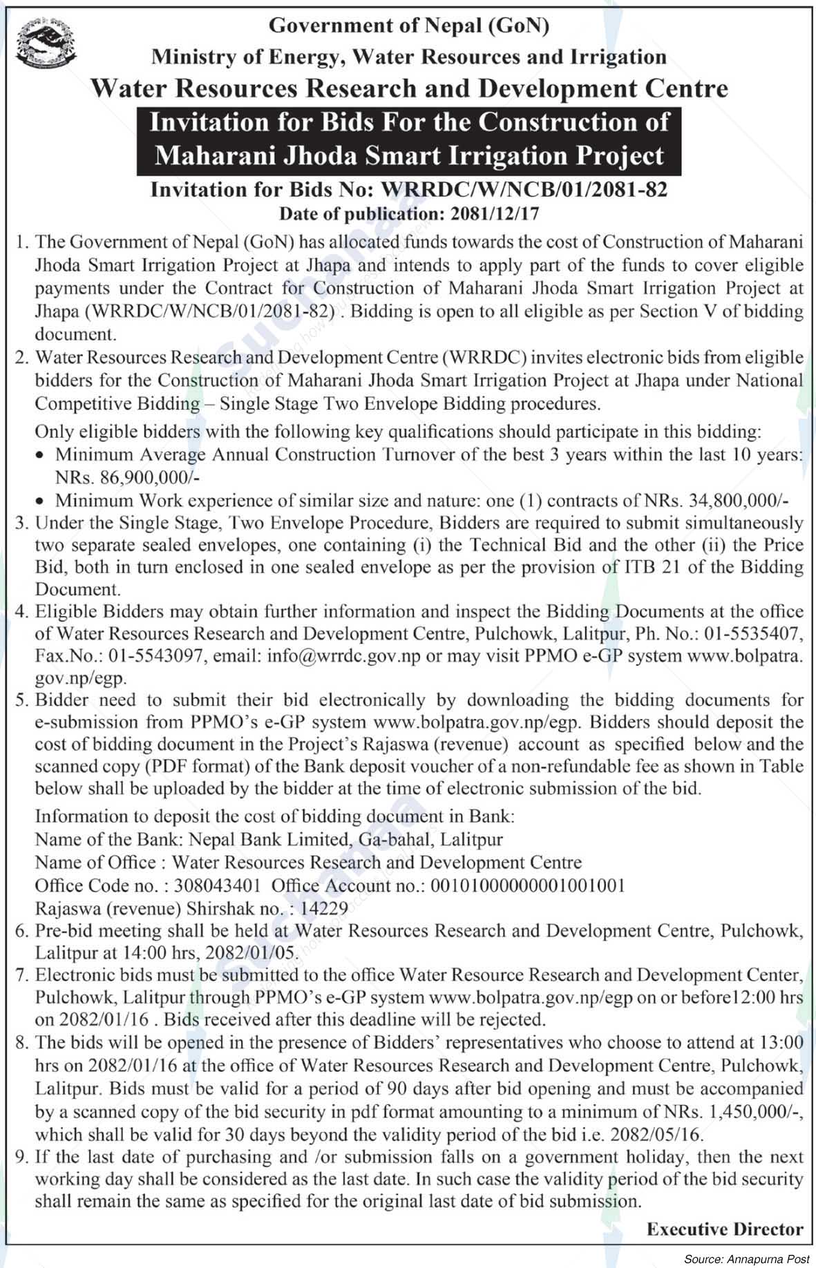 Water Resources Research and Development Centre