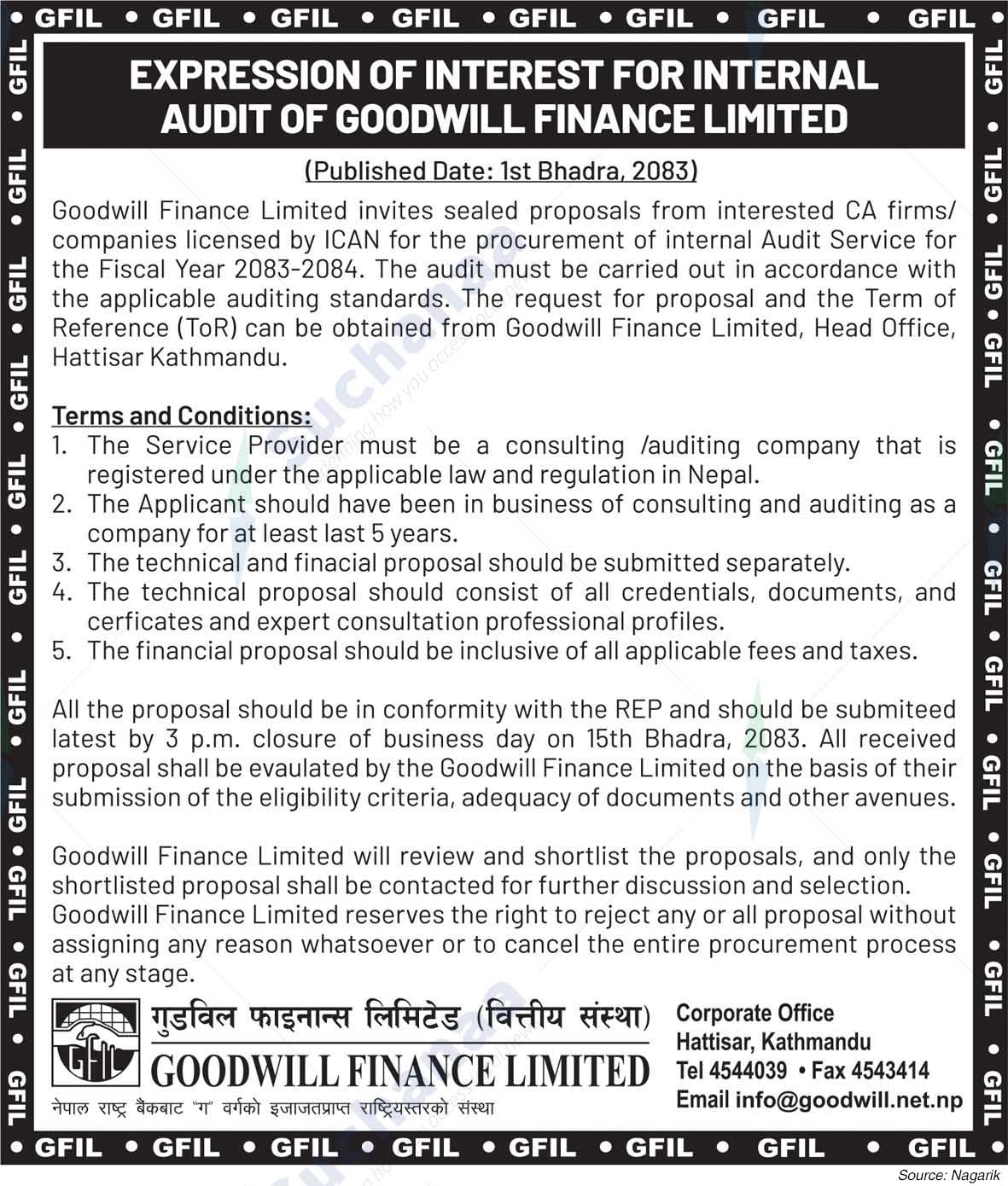Goodwill Finance Limited