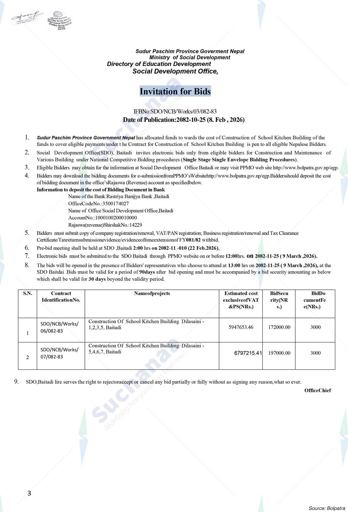 Social Development Office,Baitadi